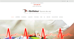 Desktop Screenshot of defibrillateur-france.com