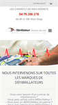 Mobile Screenshot of defibrillateur-france.com